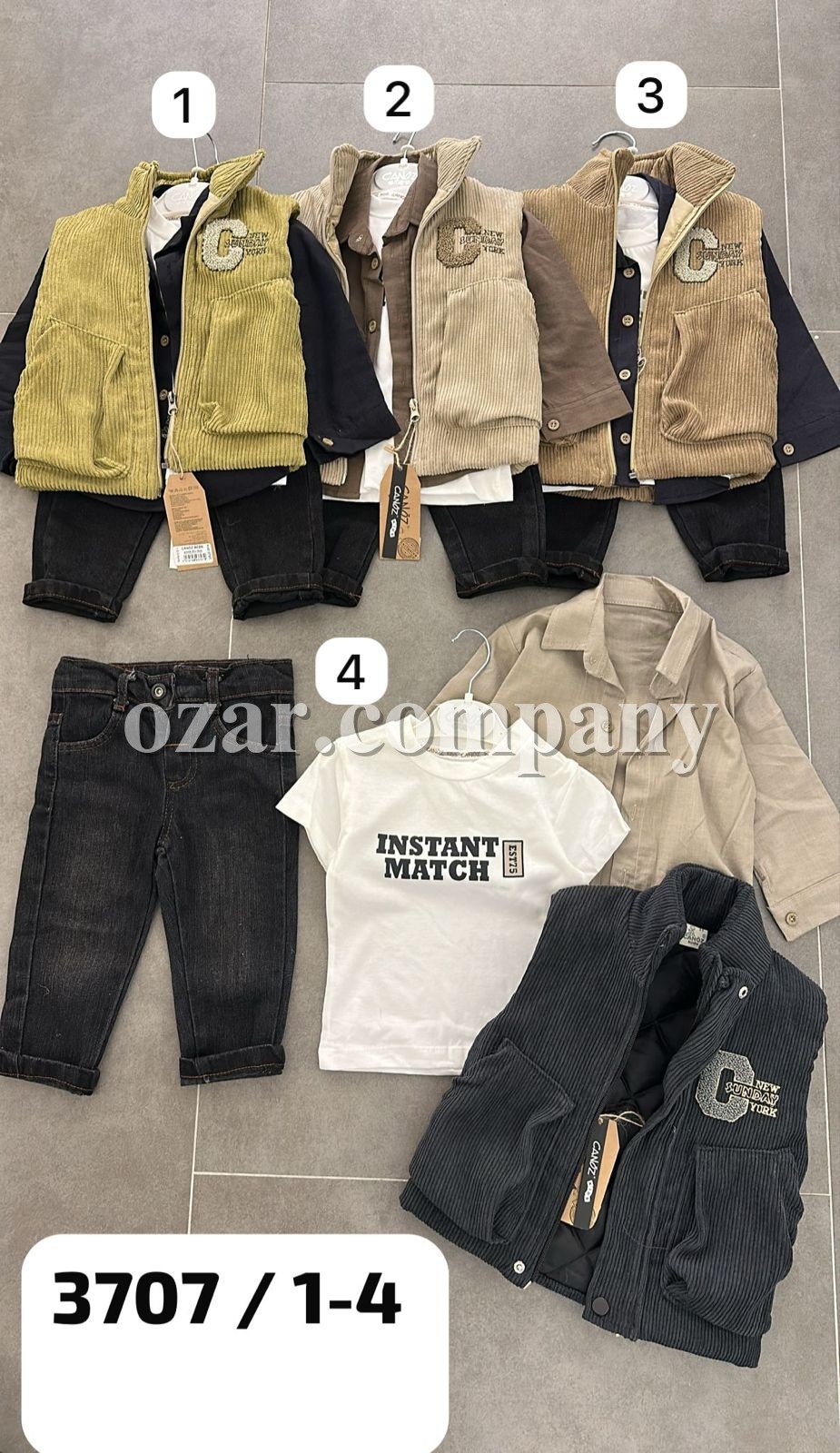 Костюм Четвёрка Для Мальчика Canoz (1-2-3-4лет) 