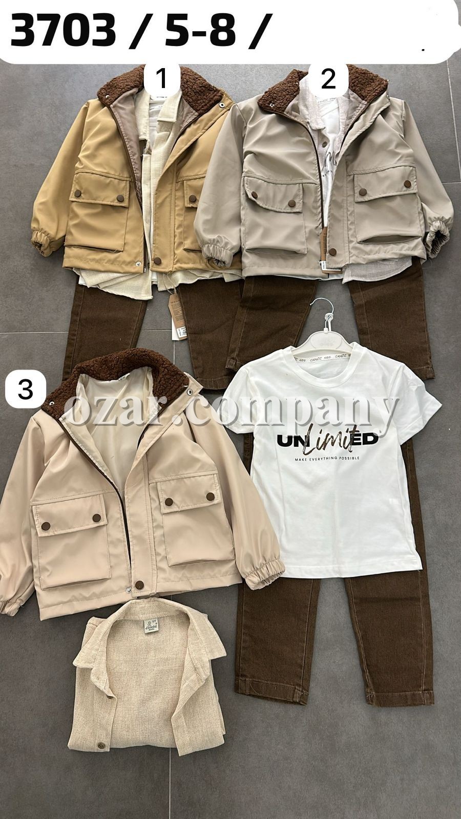 Костюм Четвёрка Для Мальчика Сanoz (5-6-7-8лет) 