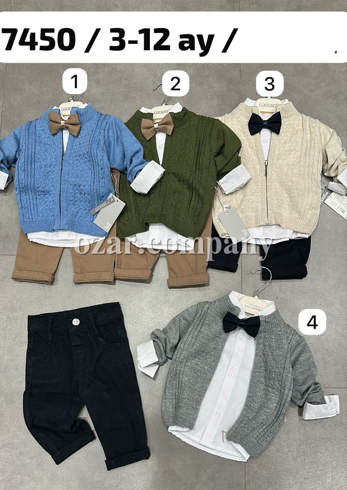 Костюм Тройка Для Мальчика Concept (3-6-9-12мес.)