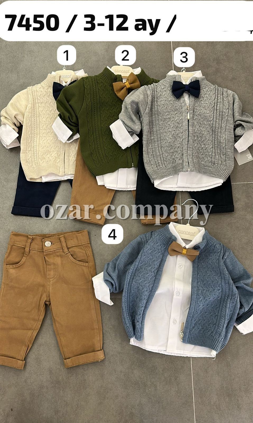 Костюм Тройка Для Мальчика Concept (3-6-9-12мес.)