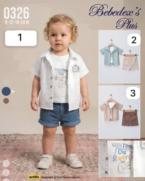 Костюм Тройка Для Мальчика Bebedexs (6-12-18-24мес.)