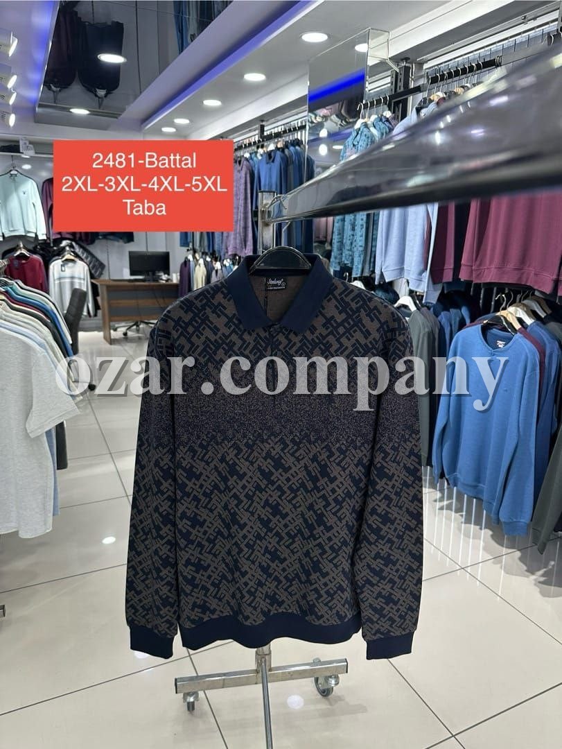 Мужская Футболка На Длинный Рукав Steel Way (Большие размеры)