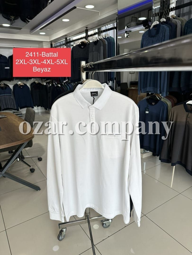 Мужская Футболка На Длинный Рукав Steel Way (Большие размеры)