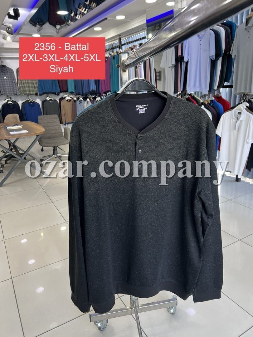 Мужская Футболка На Длинный Рукав Steel Way (Большие размеры)