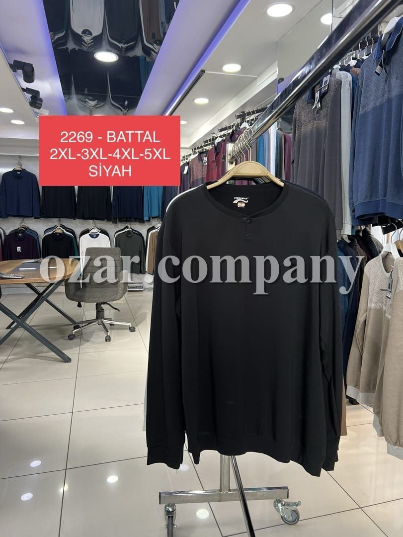 Мужская Футболка На Длинный Рукав Steel Way (Большие размеры)