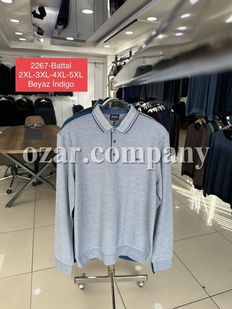 Мужская Футболка На Длинный Рукав Steel Way (Большие размеры)