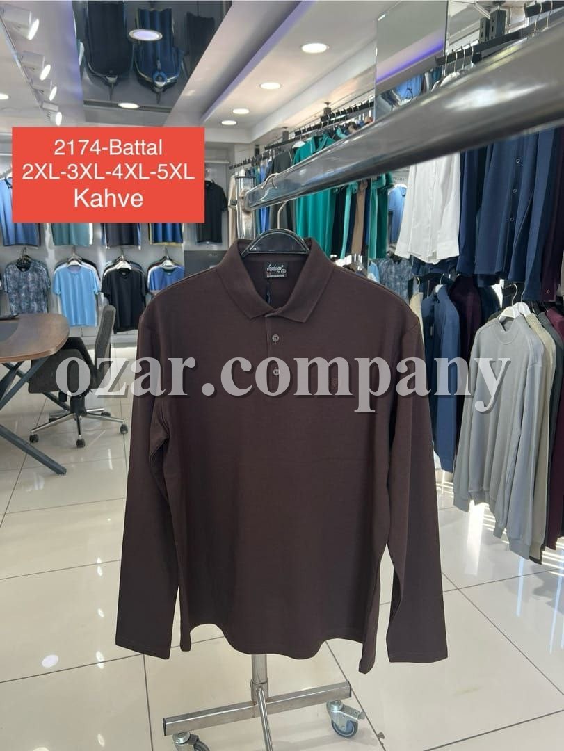 Мужская Футболка На Длинный Рукав Steel Way (Большие размеры)