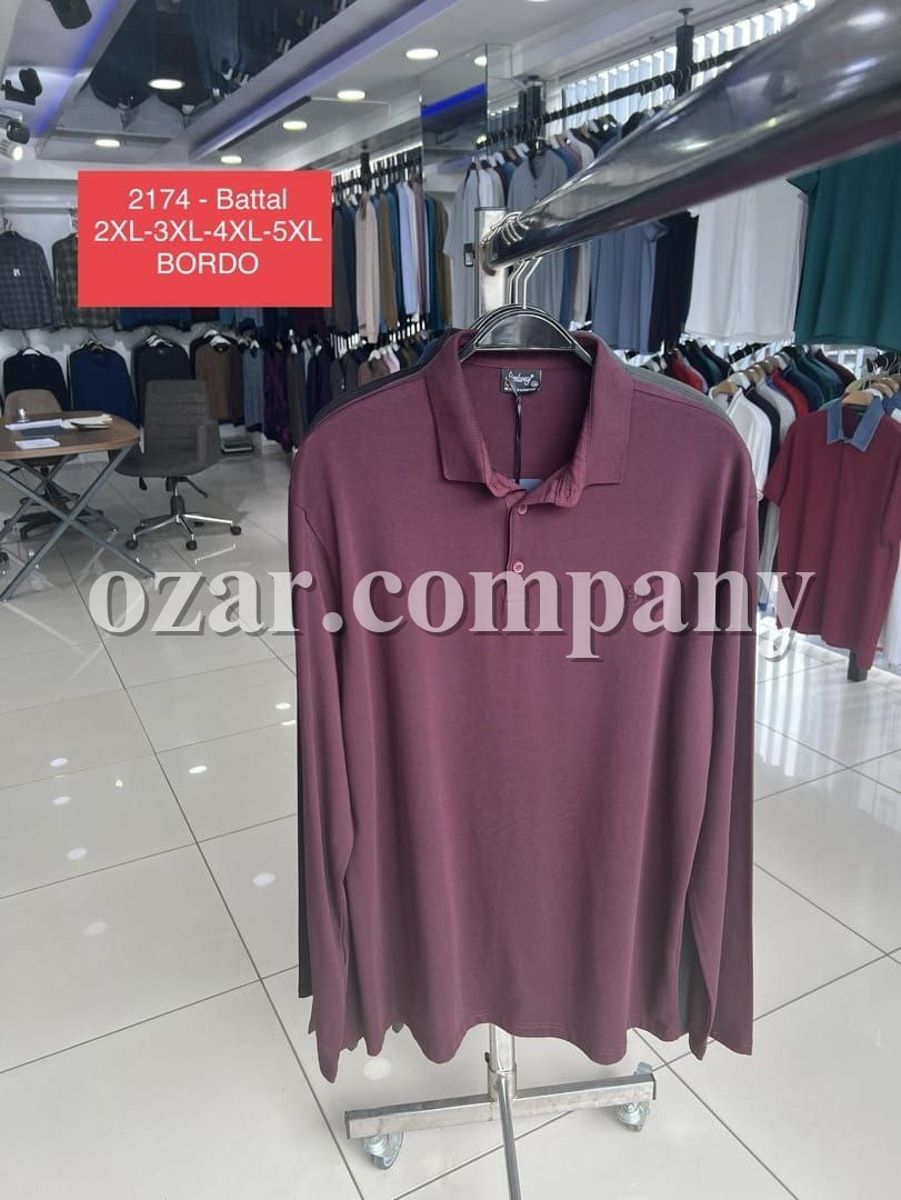 Мужская Футболка На Длинный Рукав Steel Way (Большие размеры)