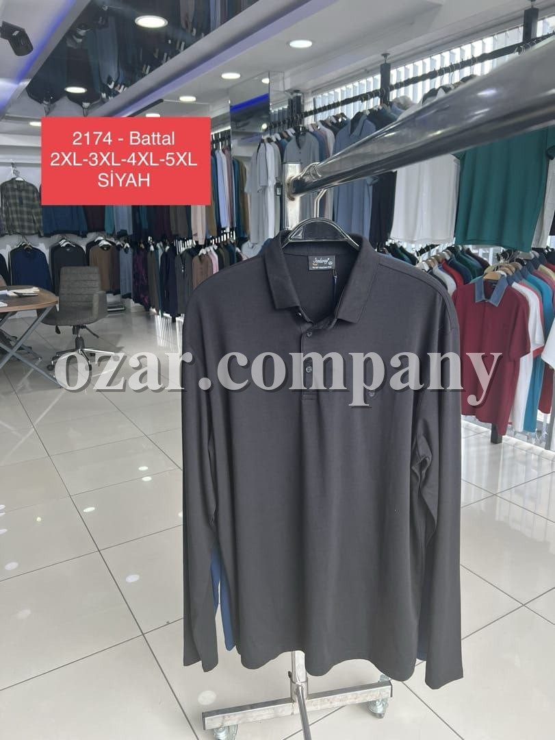 Мужская Футболка На Длинный Рукав Steel Way (Большие размеры)