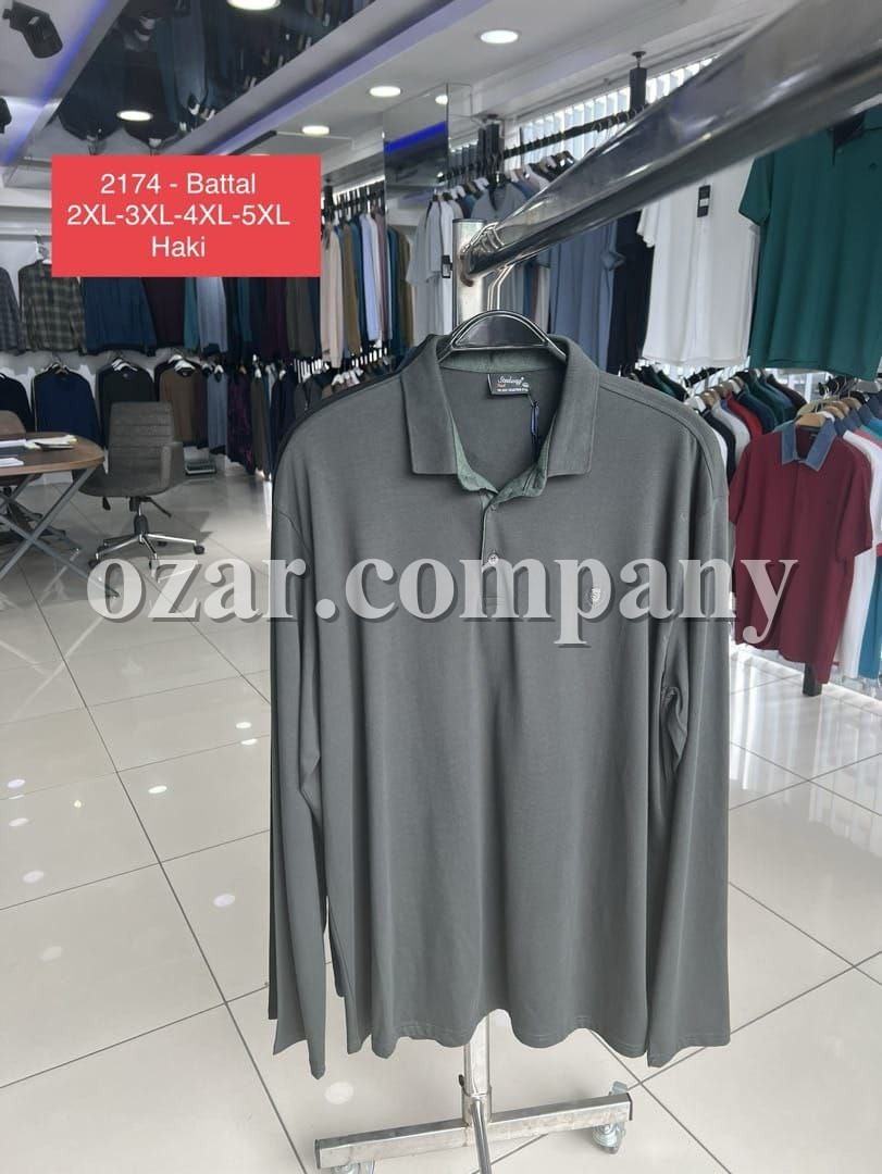 Мужская Футболка На Длинный Рукав Steel Way (Большие размеры)