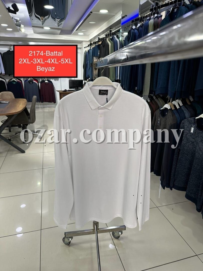 Мужская Футболка На Длинный Рукав Steel Way (Большие размеры)