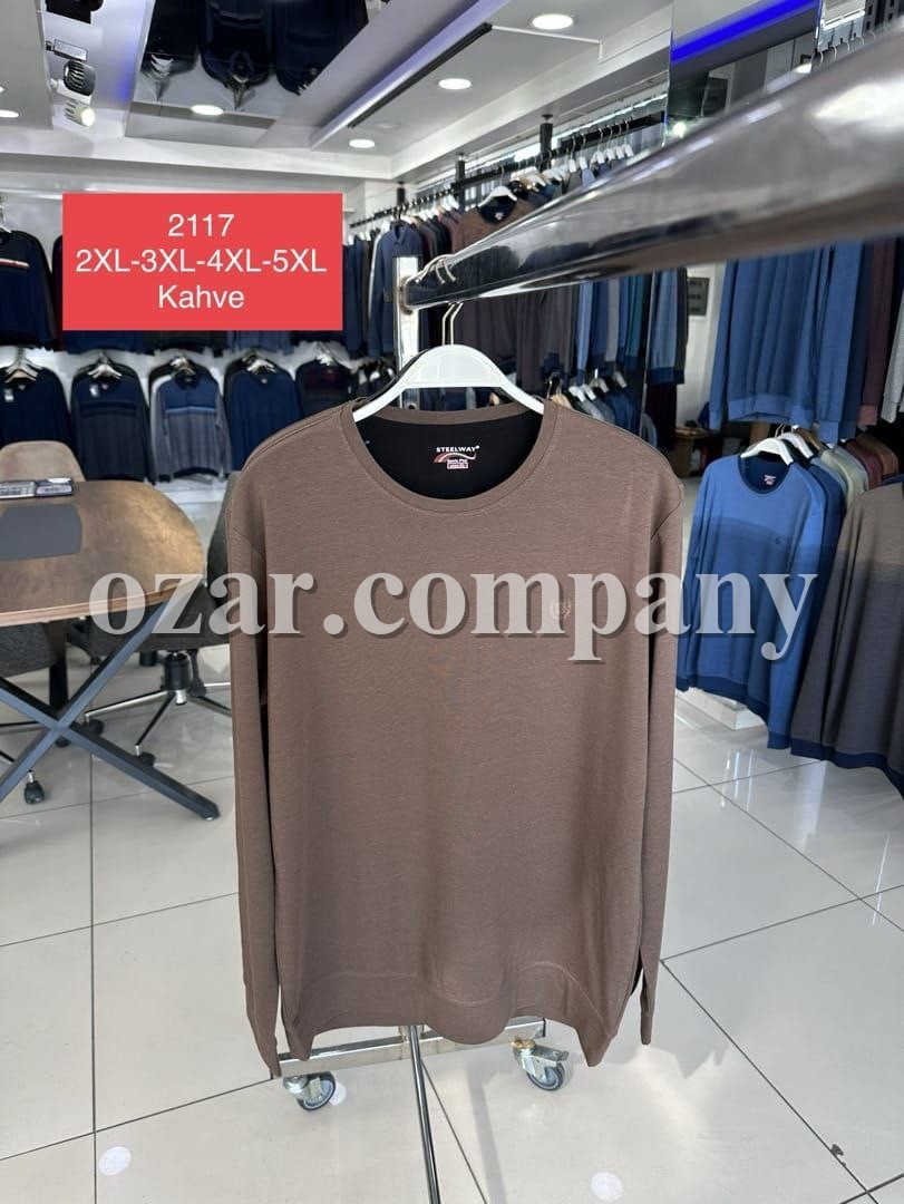 Мужская Футболка На Длинный Рукав Steel Way (Большие размеры)