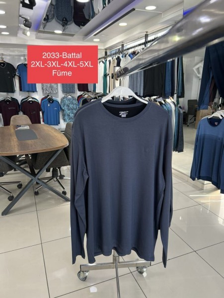 Мужская Футболка На Длинный Рукав Steel Way (Большие размеры)