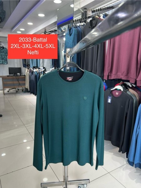 Мужская Футболка На Длинный Рукав Steel Way (Большие размеры)