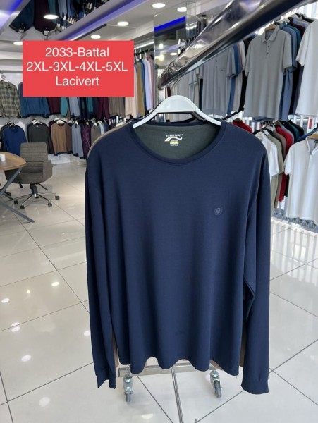 Мужская Футболка На Длинный Рукав Steel Way (Большие размеры)