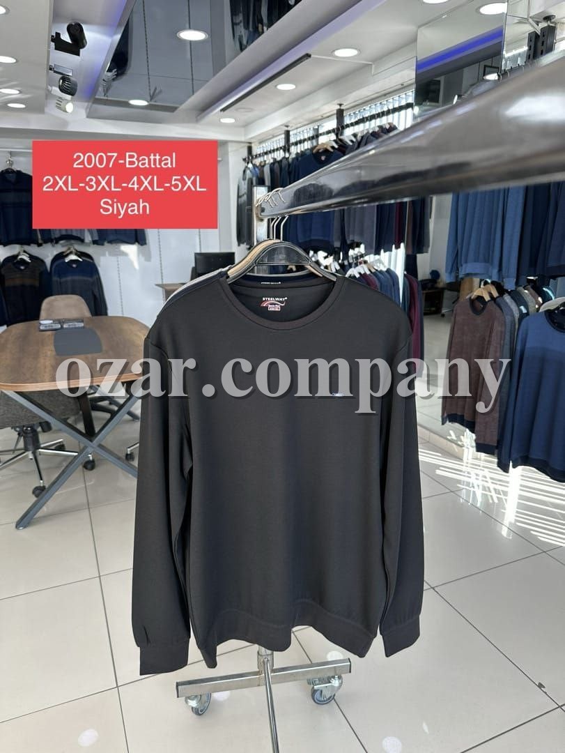 Мужская Футболка На Длинный Рукав Steel Way (Большие размеры)