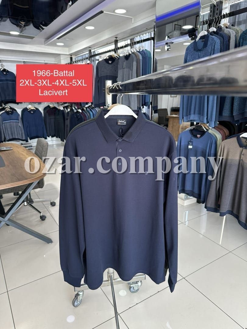 Мужская Футболка На Длинный Рукав Steel Way (Большие размеры)