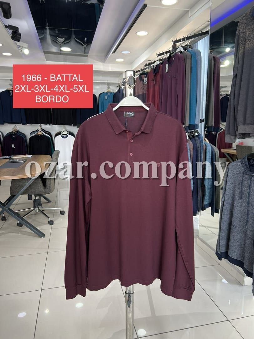 Мужская Футболка На Длинный Рукав Steel Way (Большие размеры)