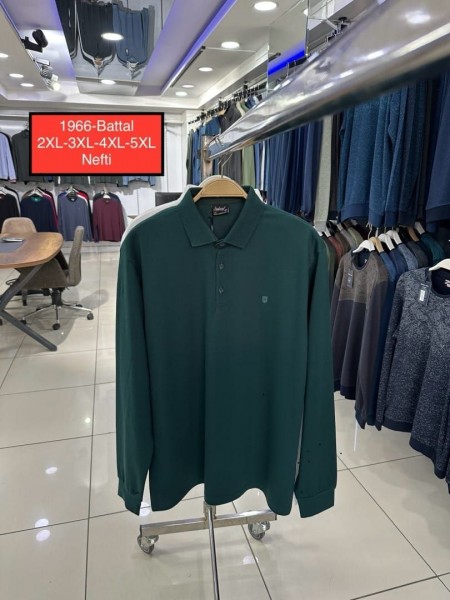 Мужская Футболка На Длинный Рукав Steel Way (Большие размеры)