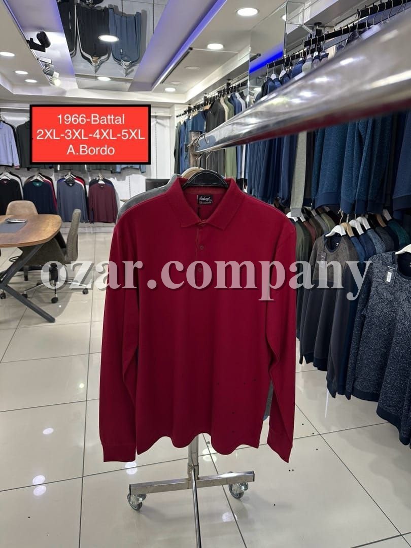 Мужская Футболка На Длинный Рукав Steel Way (Большие размеры)