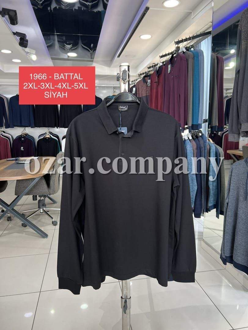 Мужская Футболка На Длинный Рукав Steel Way (Большие размеры)