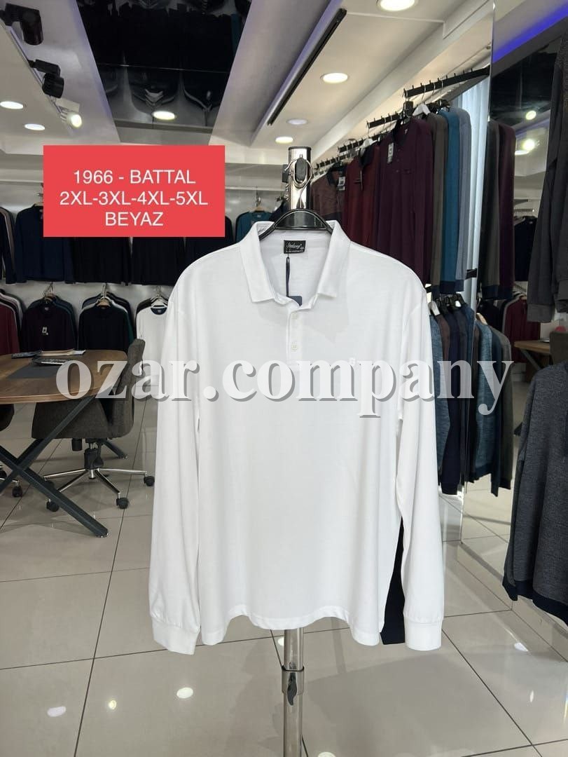 Мужская Футболка На Длинный Рукав Steel Way (Большие размеры)