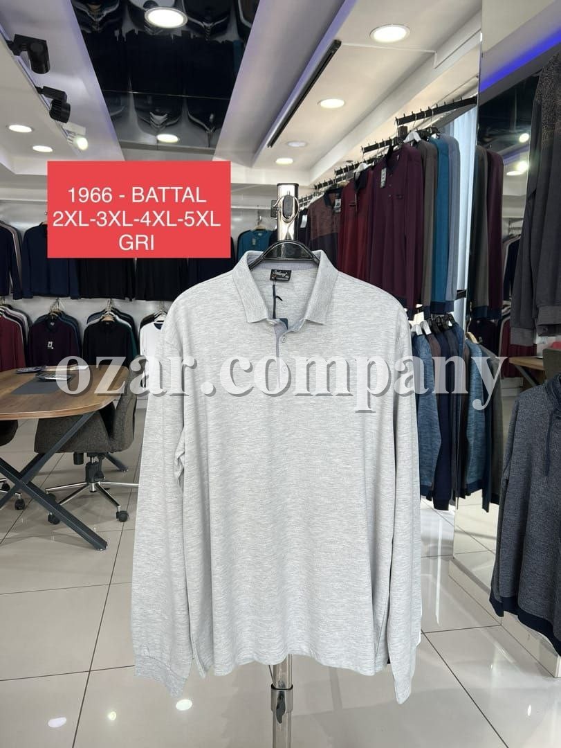 Мужская Футболка На Длинный Рукав Steel Way (Большие размеры)