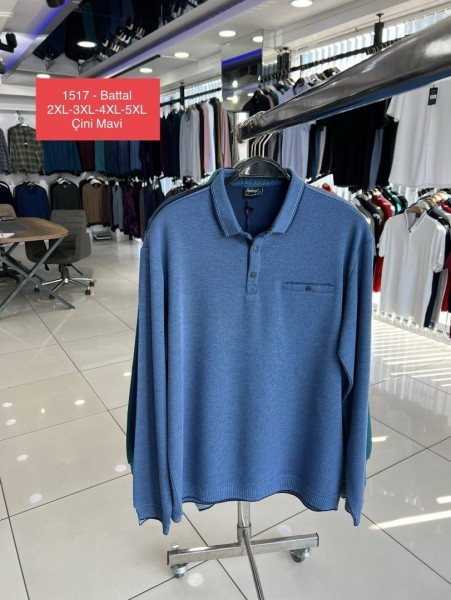 Мужская Футболка На Длинный Рукав Steel Way (Большие размеры)