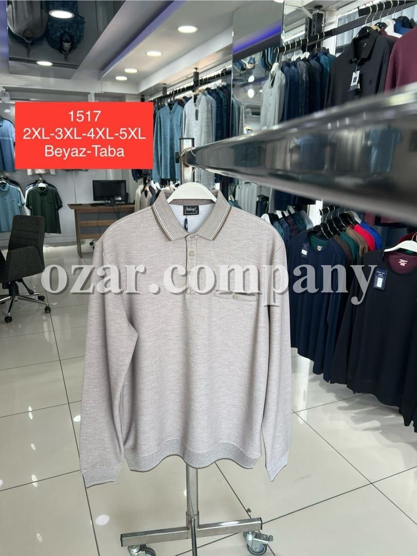 Мужская Футболка На Длинный Рукав Steel Way (Большие размеры)