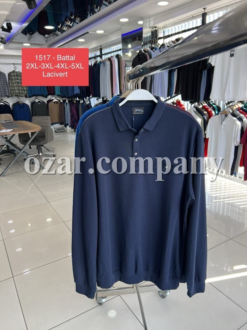 Мужская Футболка На Длинный Рукав Steel Way (Большие размеры)