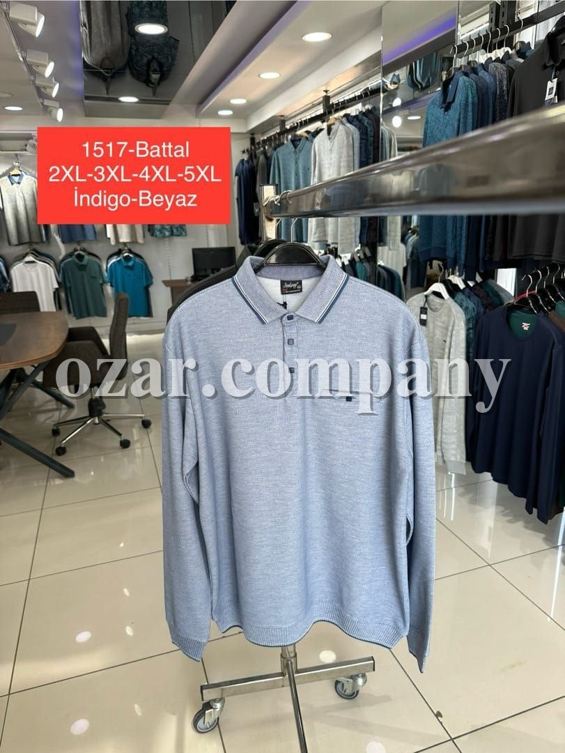 Мужская Футболка На Длинный Рукав Steel Way (Большие размеры)