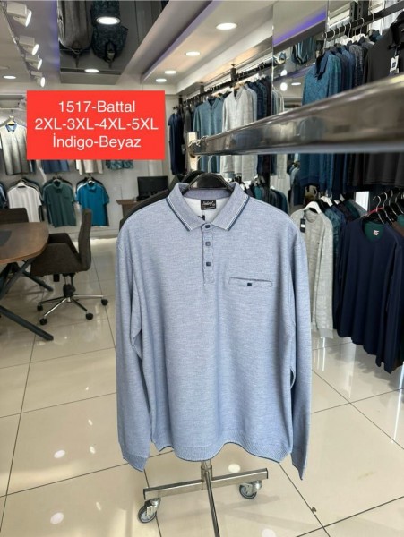 Мужская Футболка На Длинный Рукав Steel Way (Большие размеры)