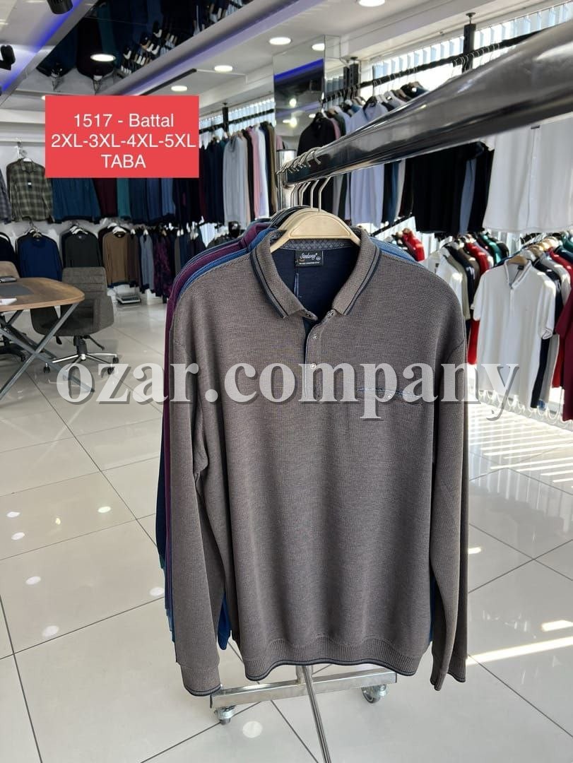 Мужская Футболка На Длинный Рукав Steel Way (Большие размеры)