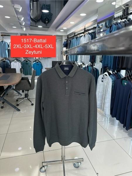 Мужская Футболка На Длинный Рукав Steel Way (Большие размеры)