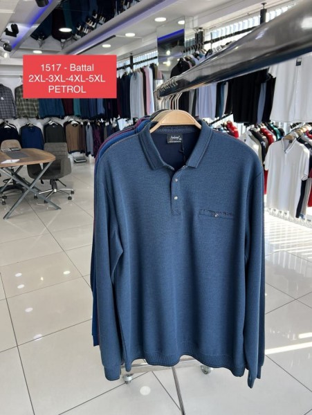 Мужская Футболка На Длинный Рукав Steel Way (Большие размеры)