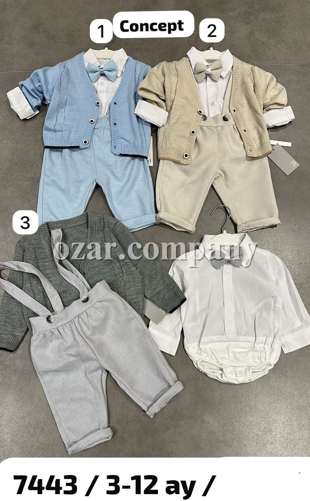 Костюм Тройка Для Мальчика Concept (3-6-9-12мес.)