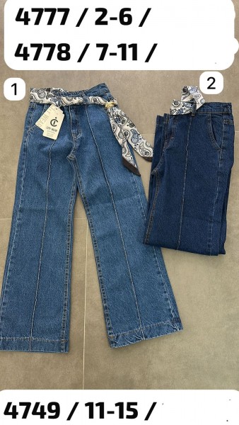 Джинсы Для Девочки City Wear (7-8-9-10-11лет)