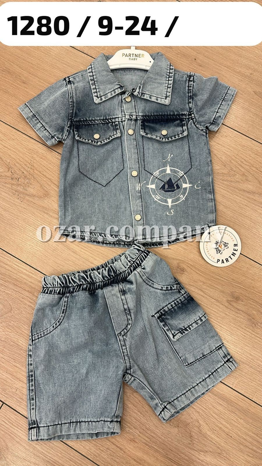 Джинсовый Костюм Для Мальчика Partner (9-12-18-24мес.)