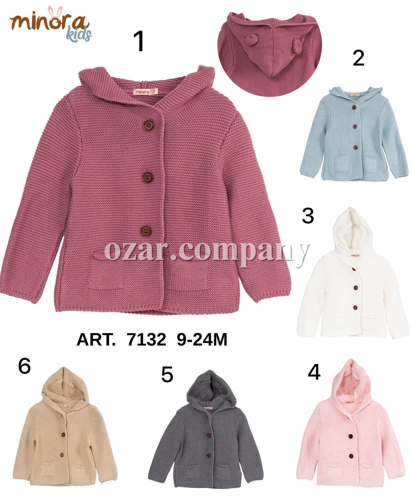 Кофта Для Новорождённых Minora (9-12-18-24мес.)