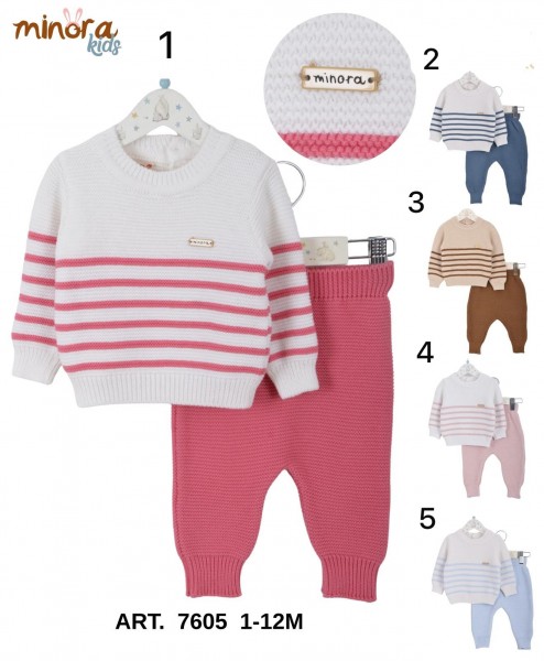 Костюм Для Новорождённых Minora (1-3/3-6/6-9/9-12мес.)