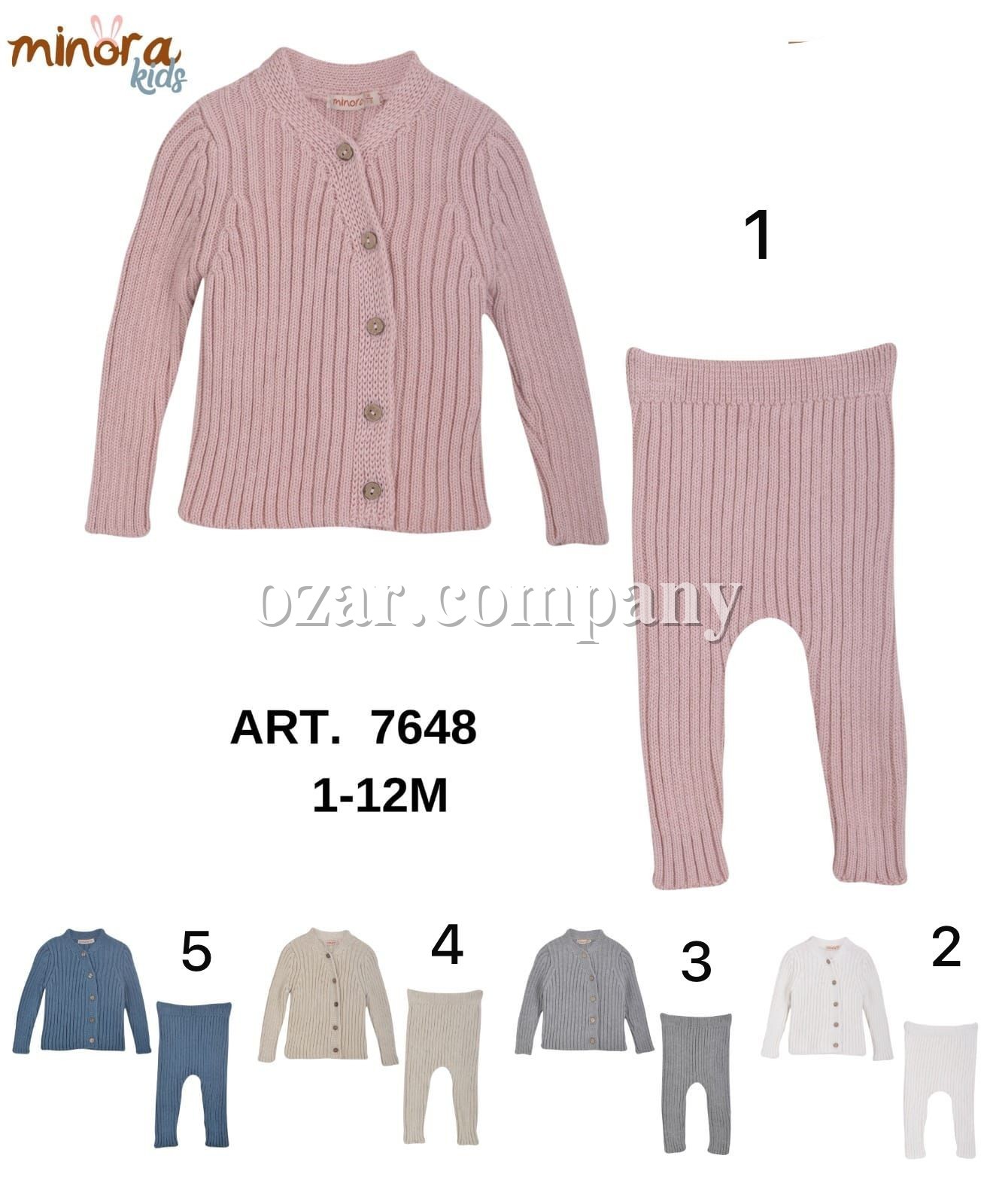 Костюм Для Новорождённых Minora (1-3/3-6/6-9/9-12мес.)