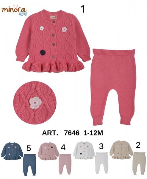 Костюм Для Девочки Minora (1-3/3-6/6-9/9-12мес.)