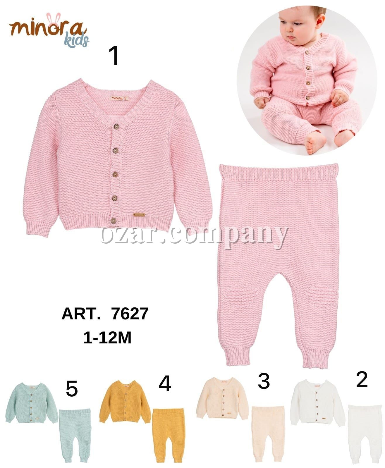 Костюм Для Девочки Minora (1-3/3-6/6-9/9-12мес.)