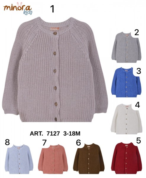 Кофта Для Девочки Minora (3-6/6-9/9-12/12-18мес.)
