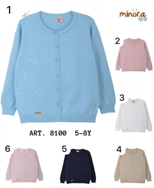 Кофта Для Девочки Minora (5-6-7-8лет) 