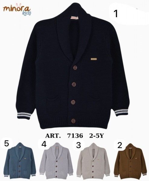 Кардиган Для Мальчика Minora (2-3-4-5лет)