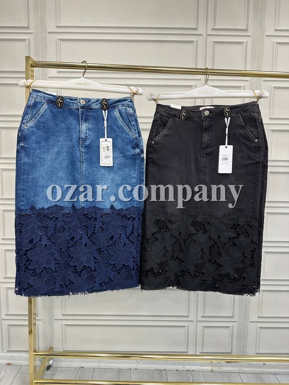 Женская Джинсовая Юбка Miss Renna (Большие размеры)