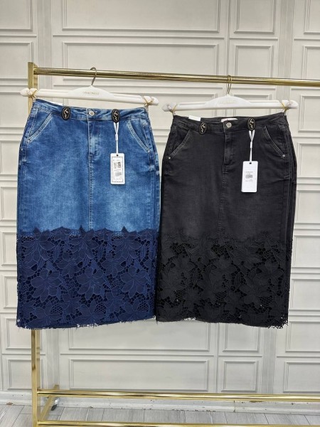 Женская Джинсовая Юбка Miss Renna (Большие размеры)