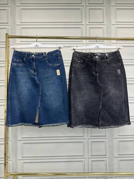 Женская Джинсовая Юбка Miss Renna (Большие размеры)