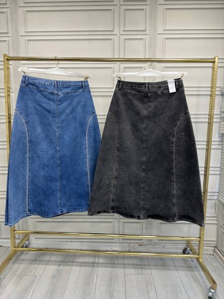 Женская Джинсовая Юбка Miss Renna (Большие размеры)